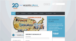Desktop Screenshot of nextgenerationalliance.org